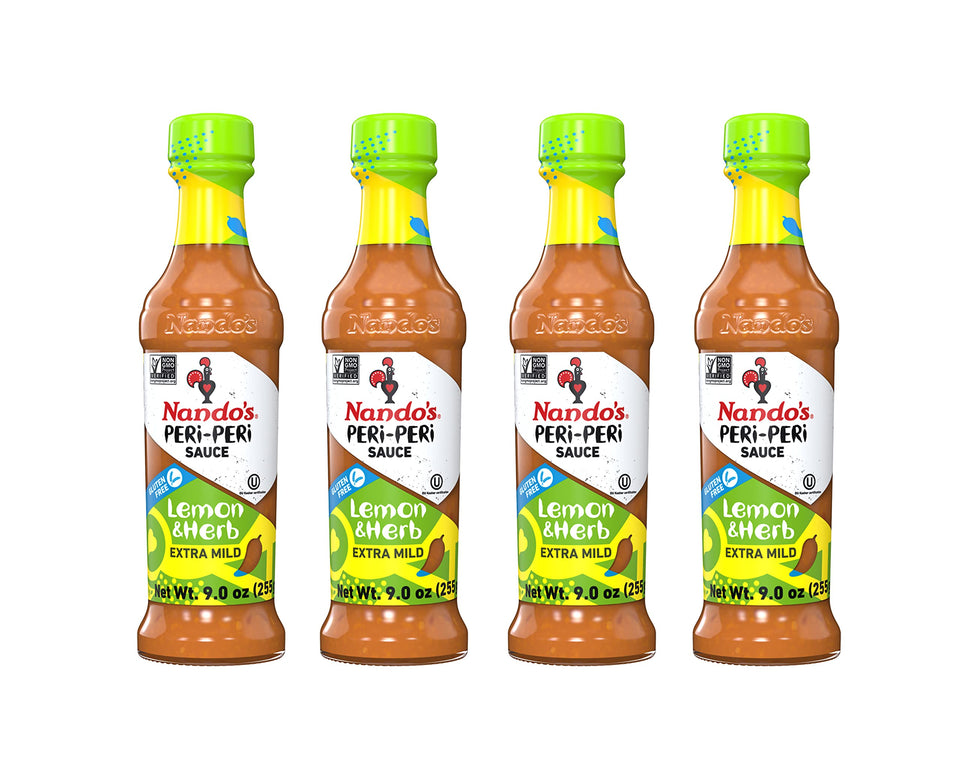 Nando's Peri-Peri Extra Mild 4Pack label for quick weeknight meals