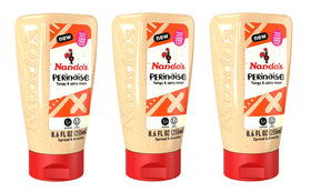 Nando's PERinaise bottle front, creamy spread ideal for sandwiches.