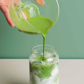 Naoki Matcha Barista Blend Kagoshima farm image conveys origin and quality.