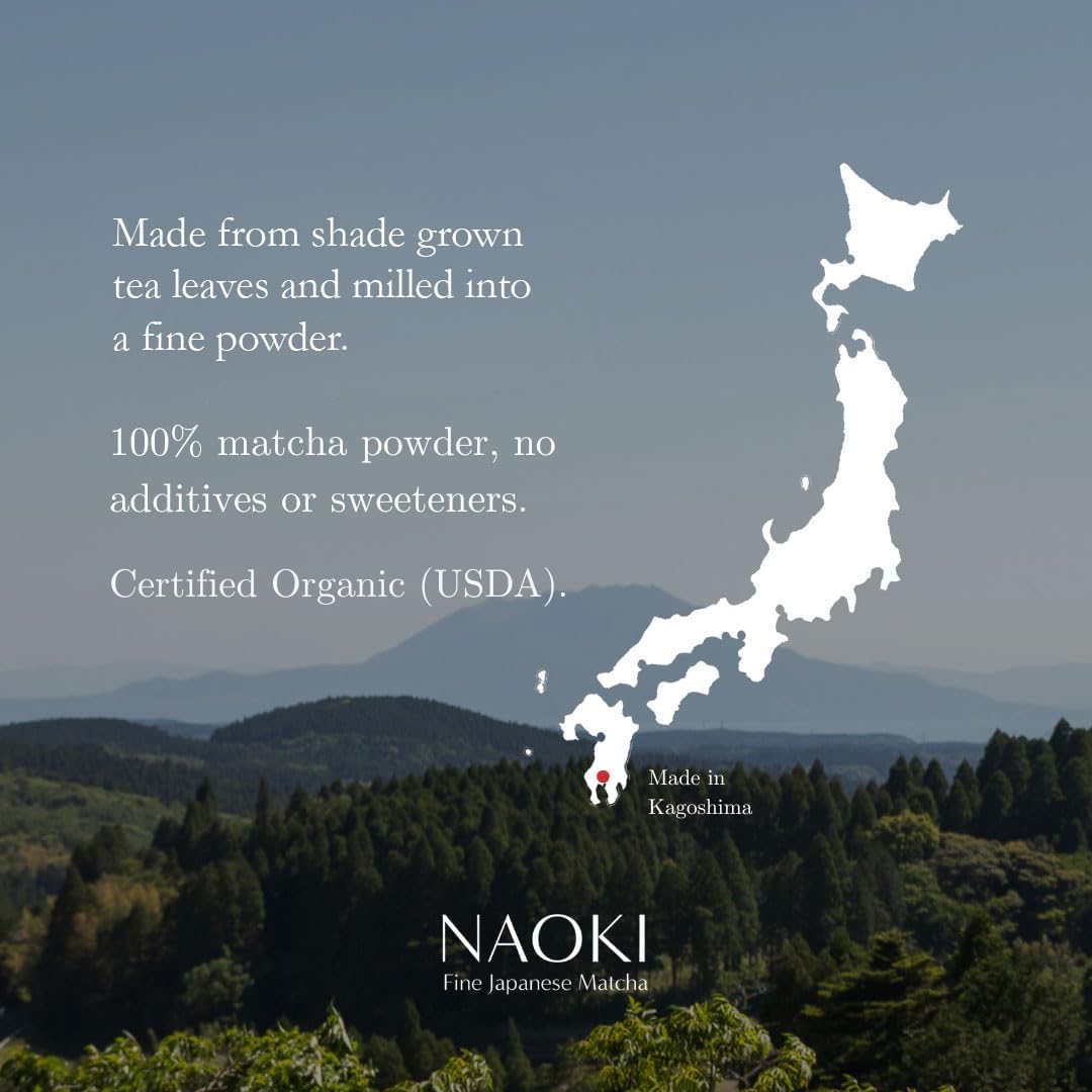 Naoki Matcha Barista Blend organic certifications confirm trusted organic quality.