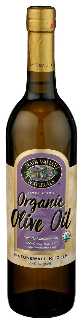 Napa Valley Naturals Organic EVOO bottle front view, ideal for everyday cooking.