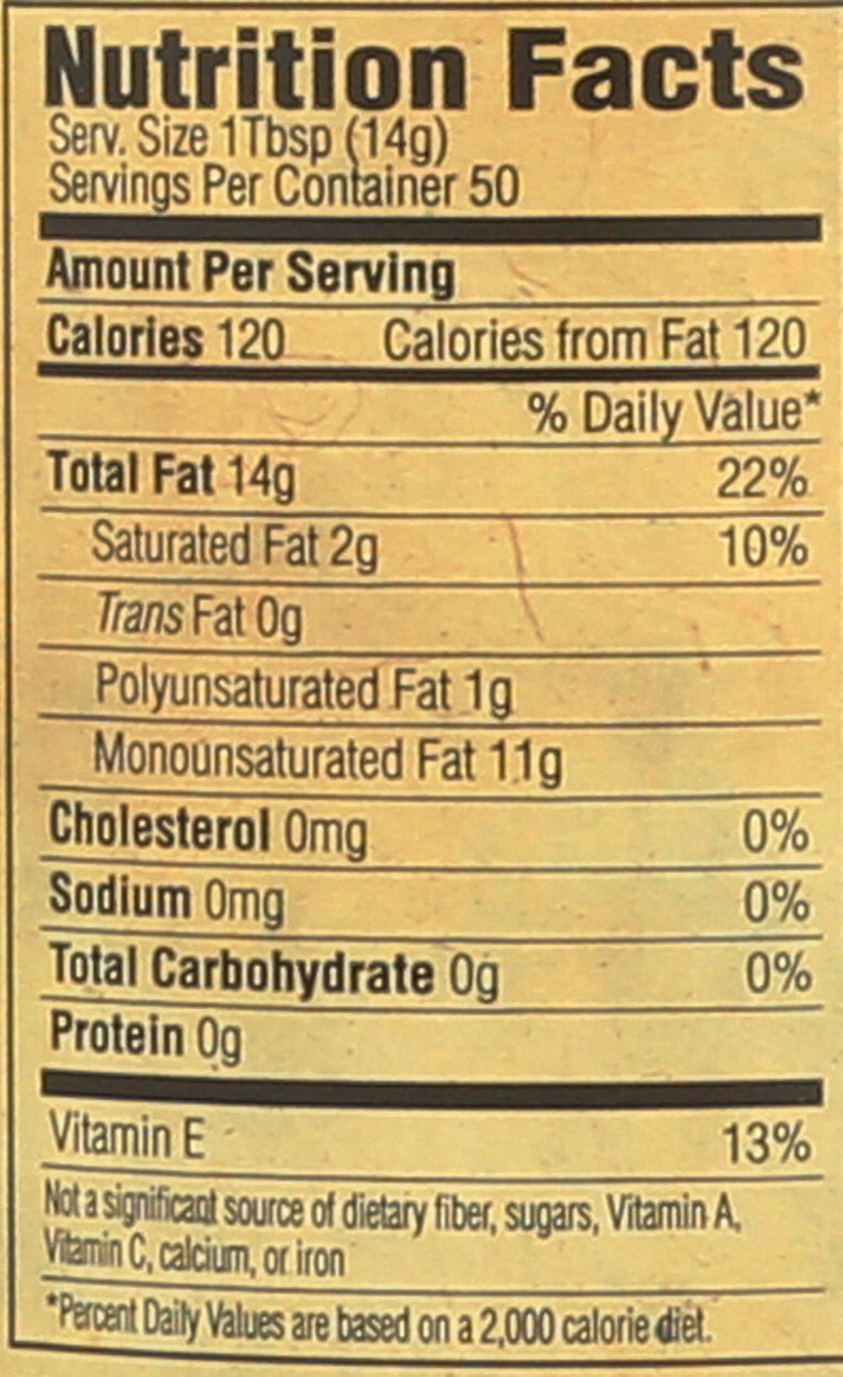 Napa Valley Naturals Organic EVOO label close-up with USDA organic certification.