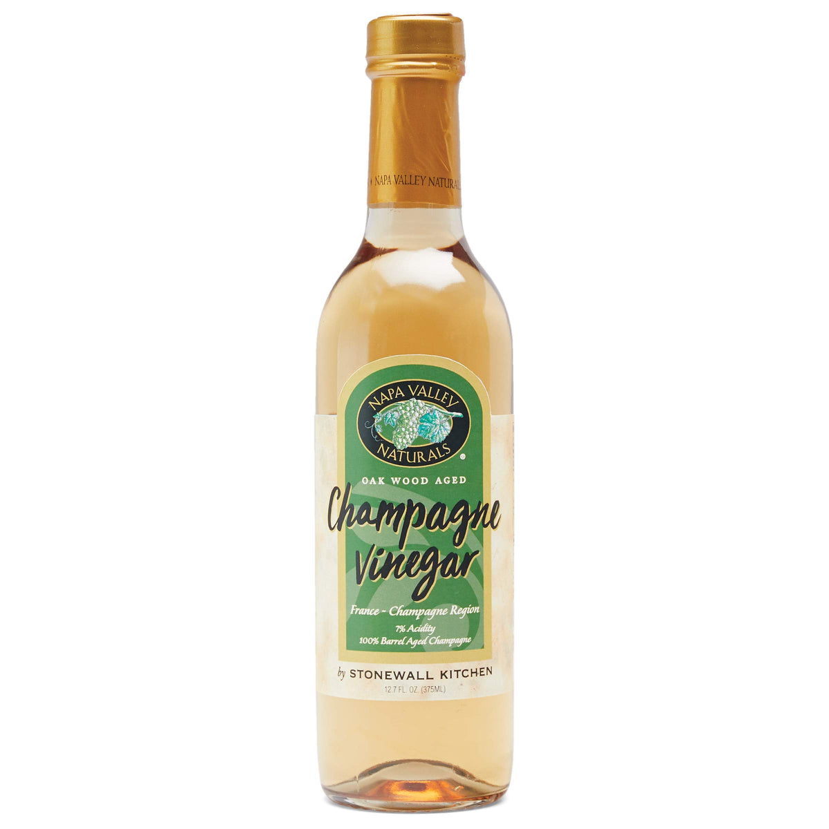 Napa Valley Naturals Champagne Vinegar bottle 12.7 oz, ready for dressings and marinades.
