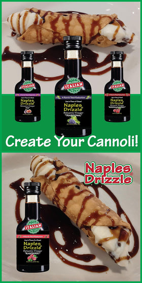 Naples Drizzle Traditional Balsamic Reduction packaging displays premium quality.