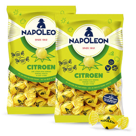 Napoleon Candy Lemon Balls two-pack on display for easy snacking