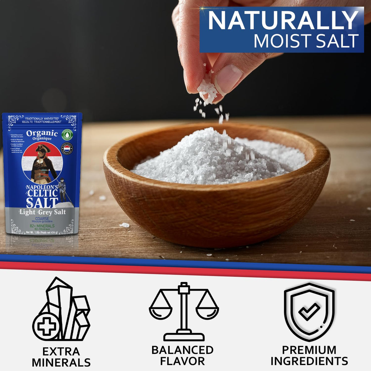 Napoleon's Celtic Salt paleo-friendly option for ancestral-style meals