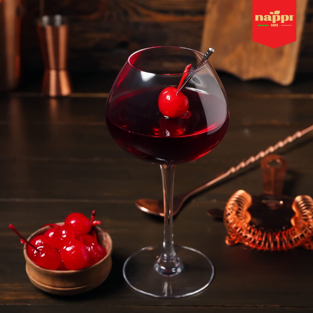 Nappi 1911 cherries add decadent sweetness to desserts and drinks.