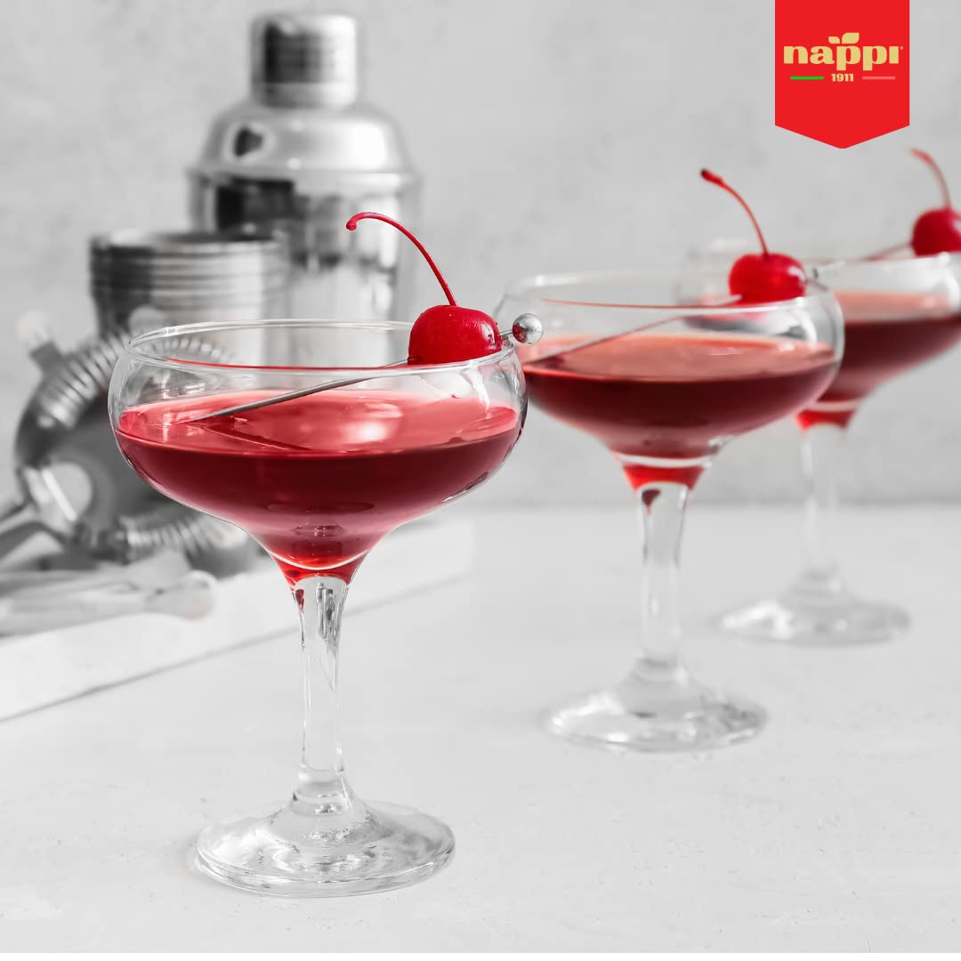 Nappi 1911 maraschino cherries show Italian craft and deep flavor.