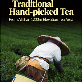NASLAPH Alishan Oolong tea hand-picked buds highlight artisanal craft.