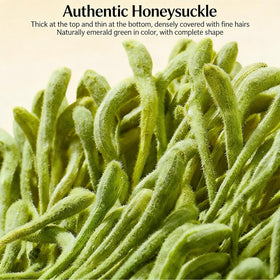 NASLAPH honeysuckle steeped tea color revealing natural nutrients.