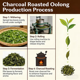NASLAPH Roasted Oolong steeped cup offers rich, velvety mouthfeel.