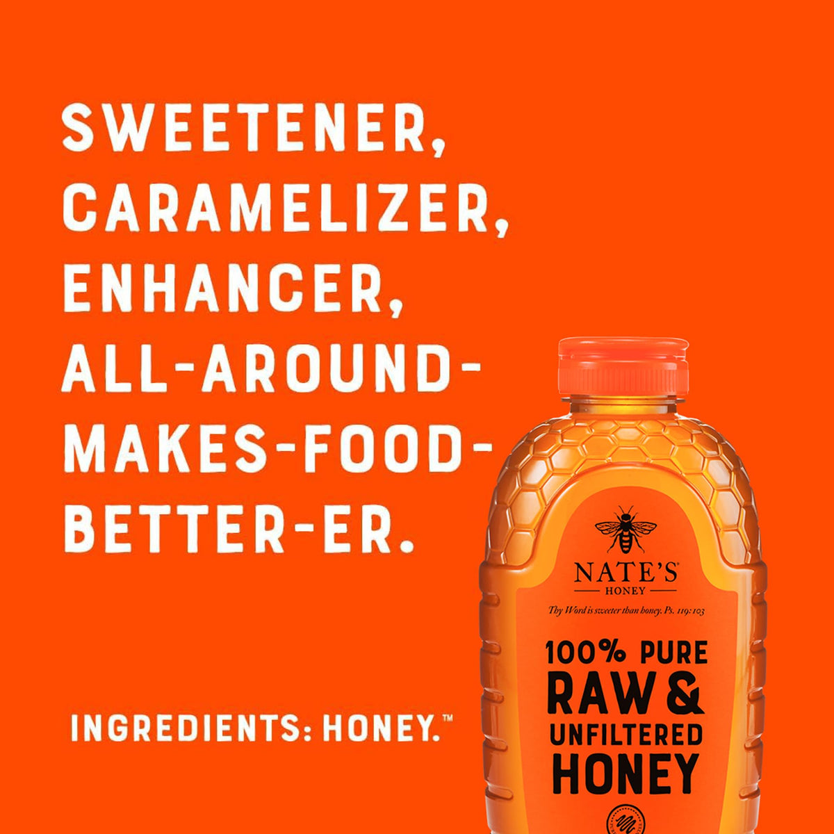 Nate's Honey amber glow highlights rich flavor for breakfast bowls