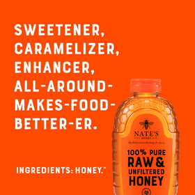 Nate's Honey amber glow highlights rich flavor for breakfast bowls