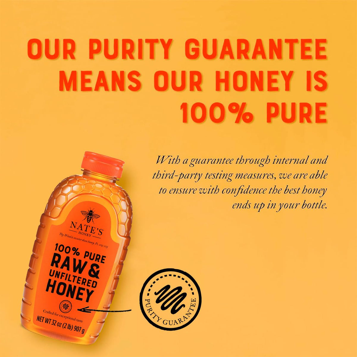 Nate's Honey daily drizzle enhances coffee, oatmeal, and yogurt