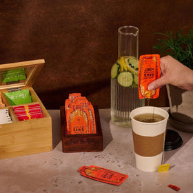 Toast with Nate's Honey Minis drizzle for a quick breakfast enhancement.