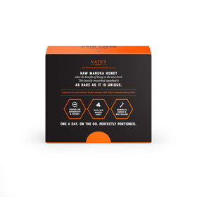 Nate's Manuka Minis MGO 263+ for consistent flavor and quality.
