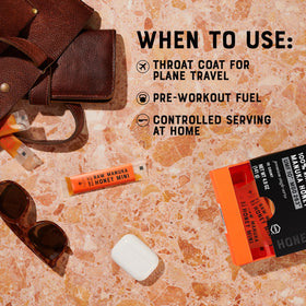 Nate's Manuka Minis raw, pure honey captured in convenient single-serve.