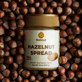 Gourmet praline-style dessert featuring Natinut hazelnut paste