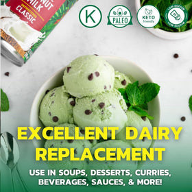Native Forest vegan coconut milk enhances desserts and sauces with creamy texture