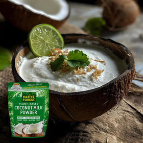 Native Forest Coconut Milk Powder versatile pantry staple for vegan and gluten-free cooking.