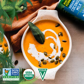 Native Forest Organic Coconut Milk ingredients label for transparency and trust.