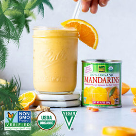 Native Forest organic mandarin juice inside the can preserves natural sweetness for easy meals.