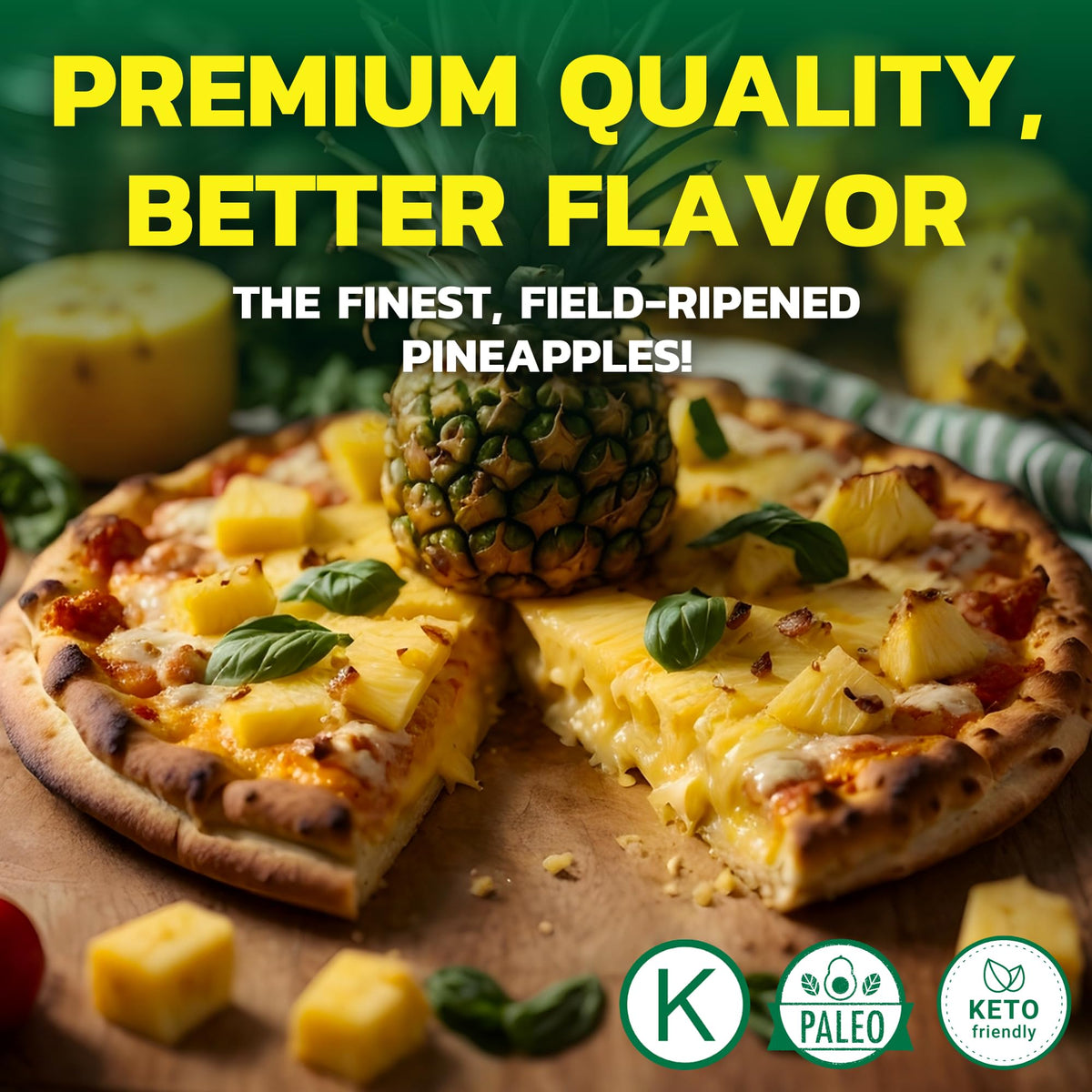 Native Forest pineapple label USDA organic indicating trusted quality.