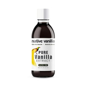 Native Vanilla 8 oz bottle front for rich cooking flavor.