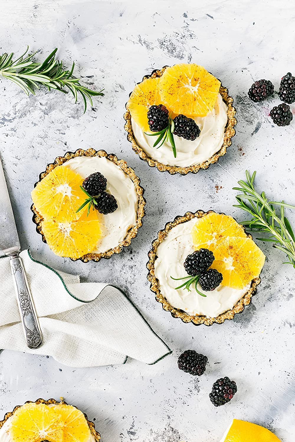 Native Vanilla blackberry extract used in glaze for glossy fruit desserts.