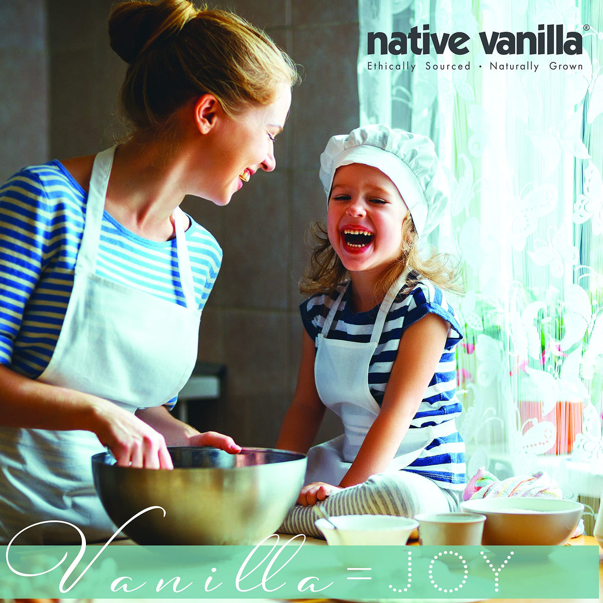 Native Vanilla bottle back label shows organic certifications and dietary friendly notes