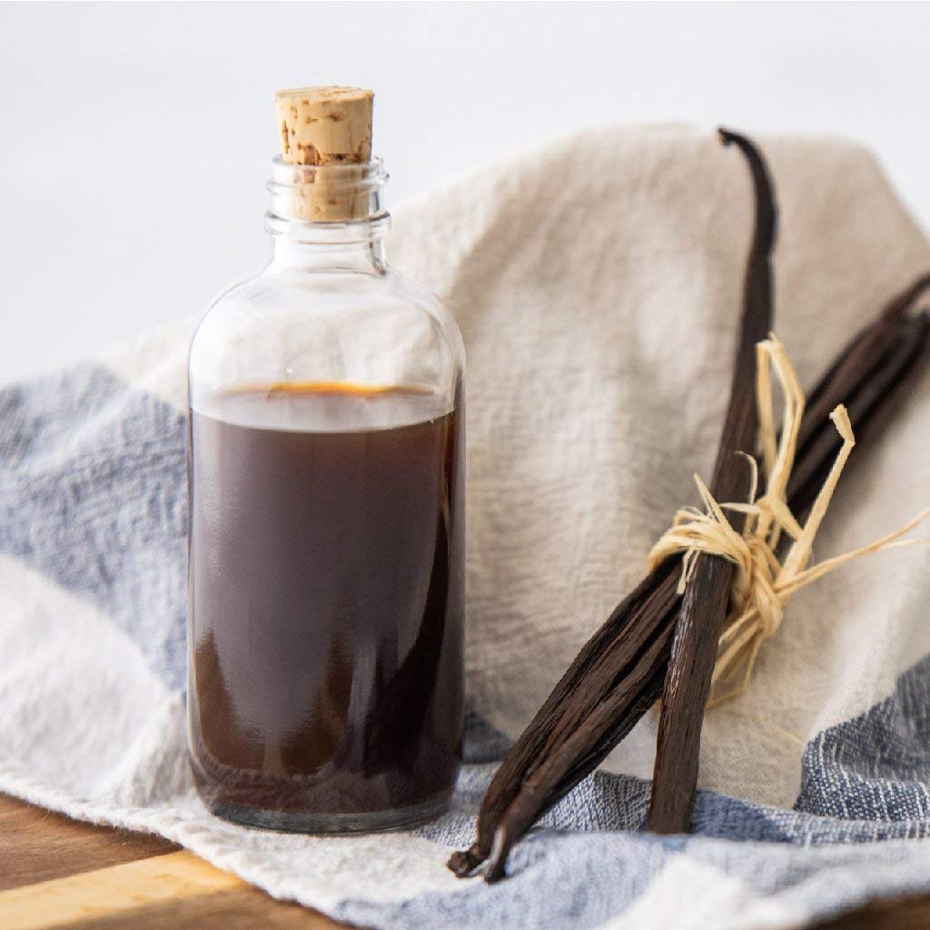 Native Vanilla storage-friendly 16oz bottle keeps flavor ready in a cabinet.