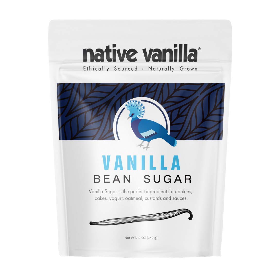 Native Vanilla Organic Vanilla Bean Sugar package front for premium baking