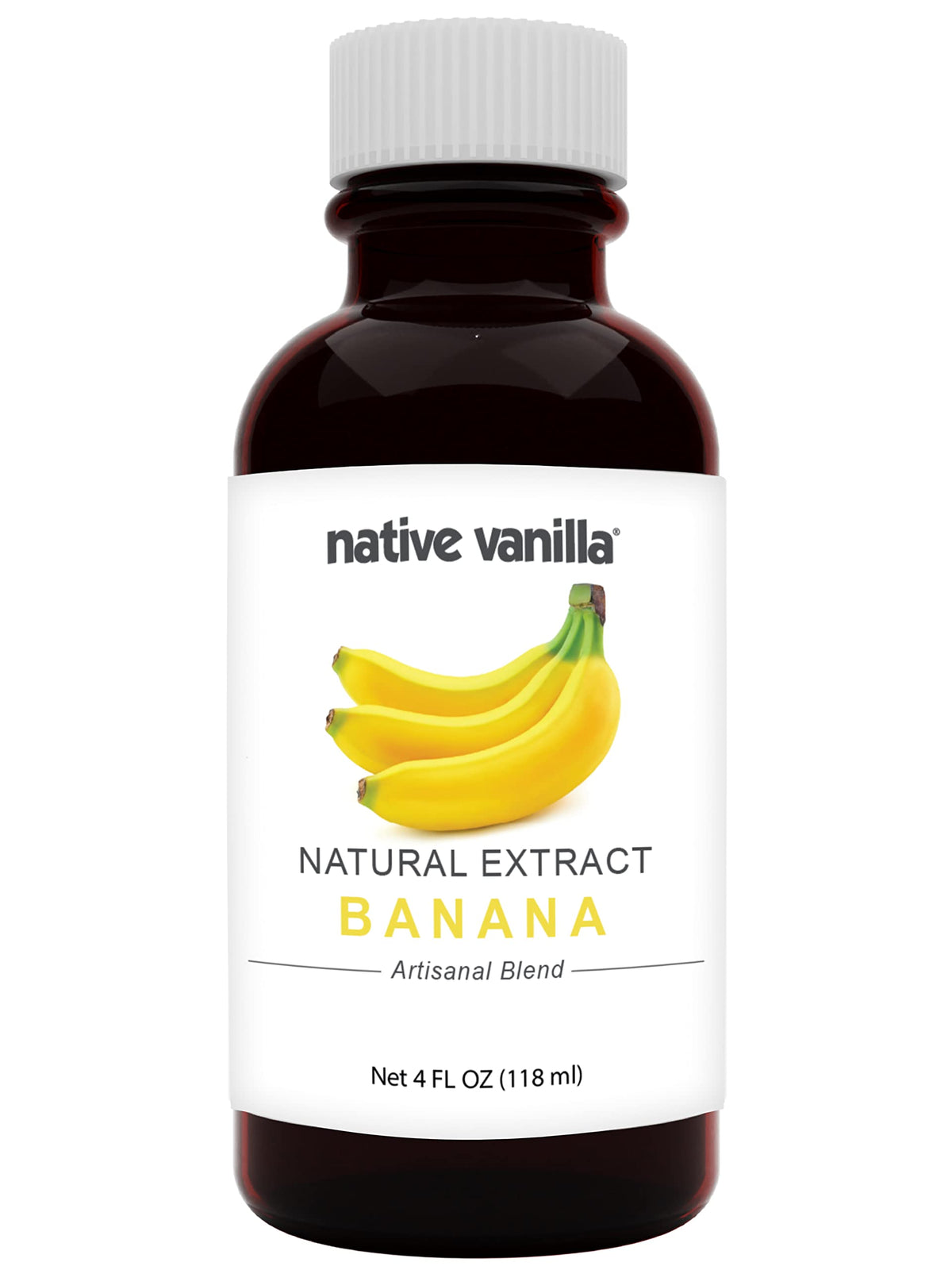 Native Vanilla Banana Flavor bottle pour for rich aroma in baking