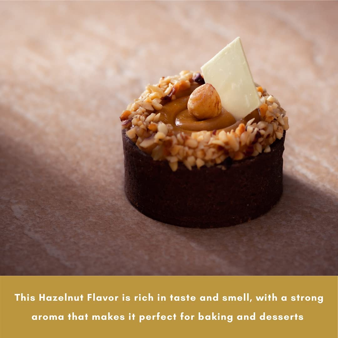 Native Vanilla hazelnut flavor dessert plate showcases plated dessert potential.
