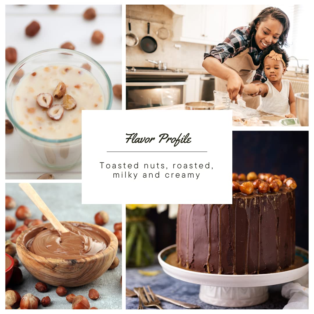 Native Vanilla hazelnut flavor pouring demonstrates easy integration into recipes.
