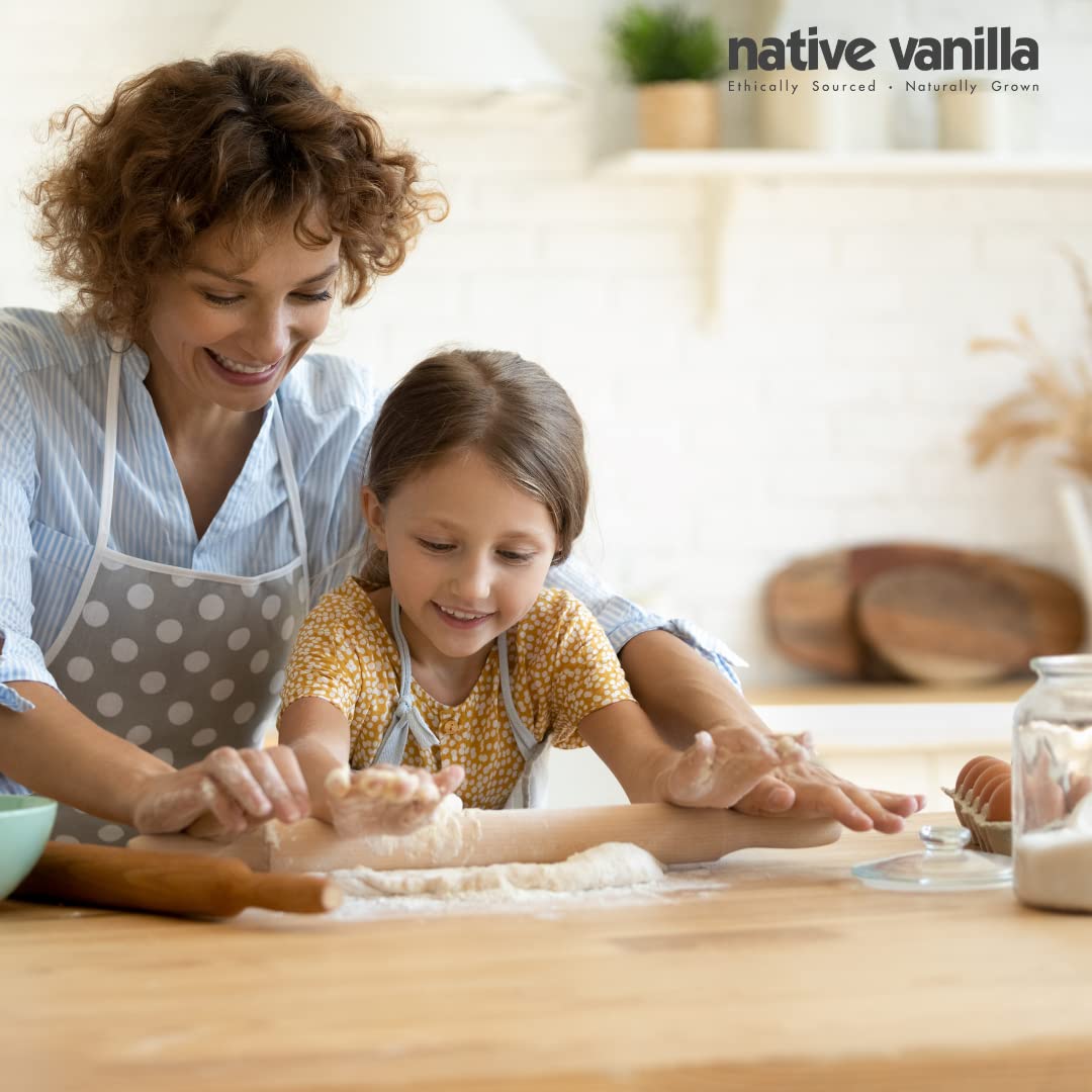 Native Vanilla ice cream base image demonstrates indulgent texture and vanilla presence