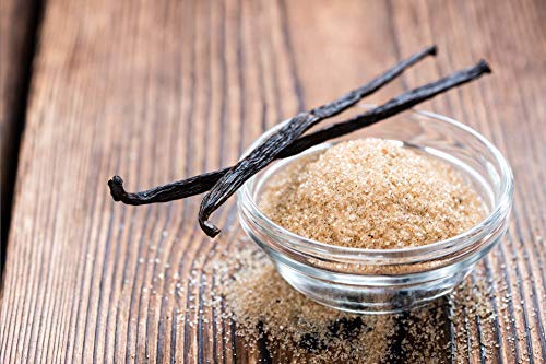 Native Vanilla sugar in oatmeal for a cozy breakfast