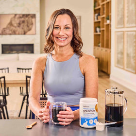 NativePath French Vanilla Keto Coffee Creamer dairy-free and gluten-free suitability in coffee