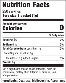 NatraTaste Blue vegan and kosher certified for inclusive use