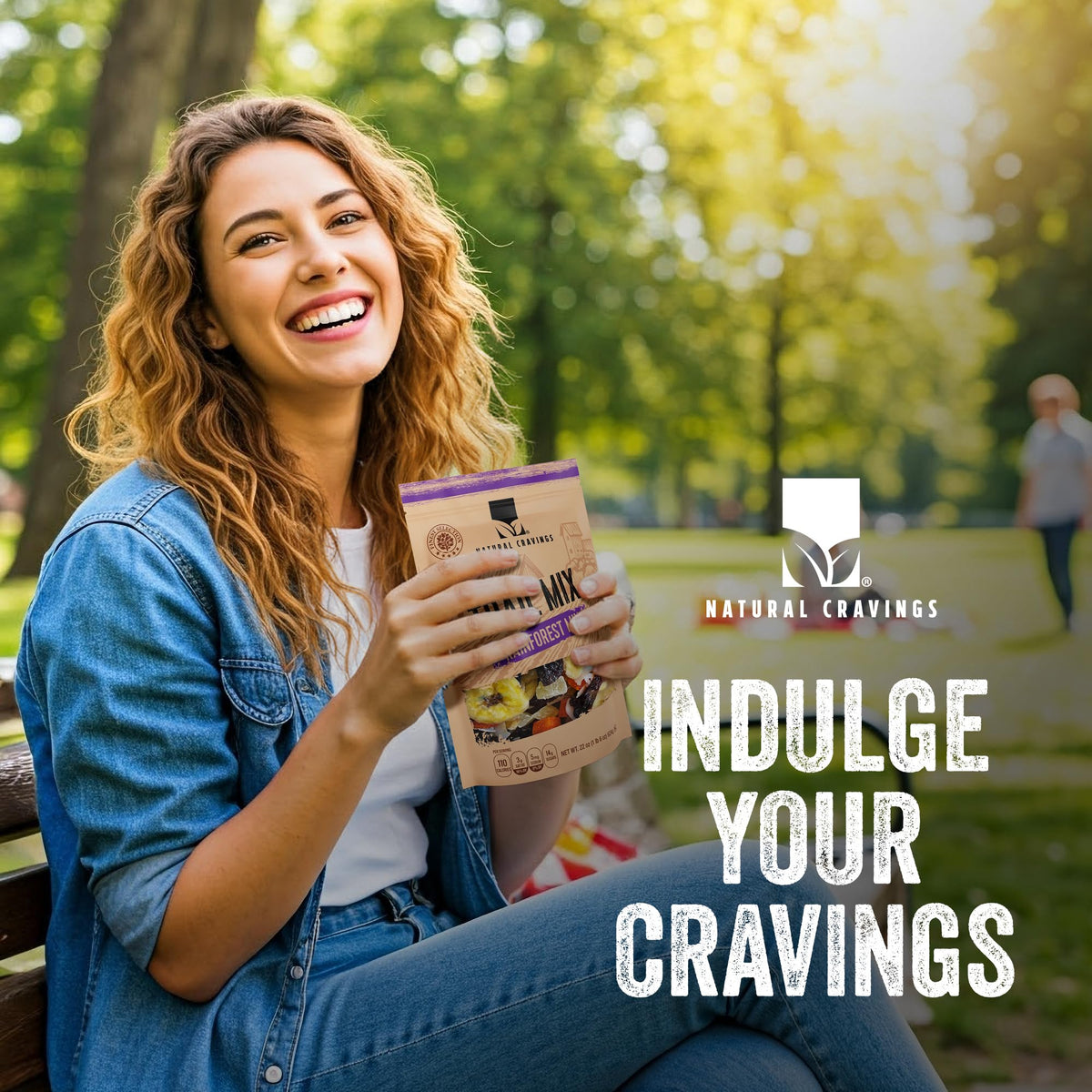 Natural Cravings black raisins trail mix showing chewy fruit with protein-friendly nuts