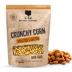 Natural Cravings salted-roasted-corn-nuts-bag shows a crispy, on-the-go snack with savory crunch.