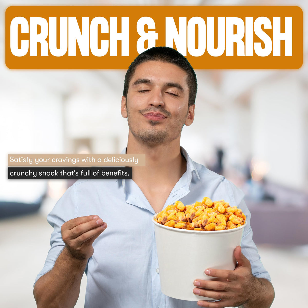 Natural Cravings Toastad Corn Nuts Bulk-Pack, great for sharing at gatherings