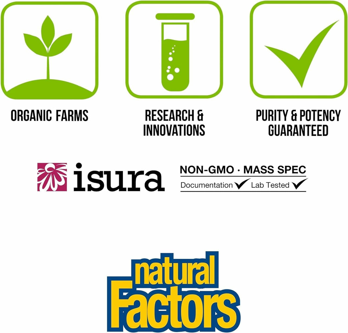 Natural Factors shake poured into glass for a smooth chocolate beverage.