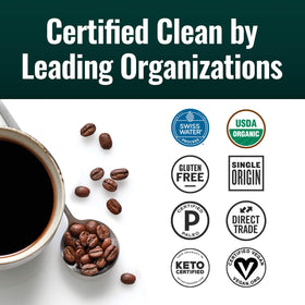 Natural Force low acidity coffee pour shot ideal for smooth, comfortable daily drinking.
