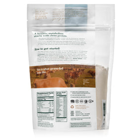 Natural Force organic whey label with USDA Organic certification