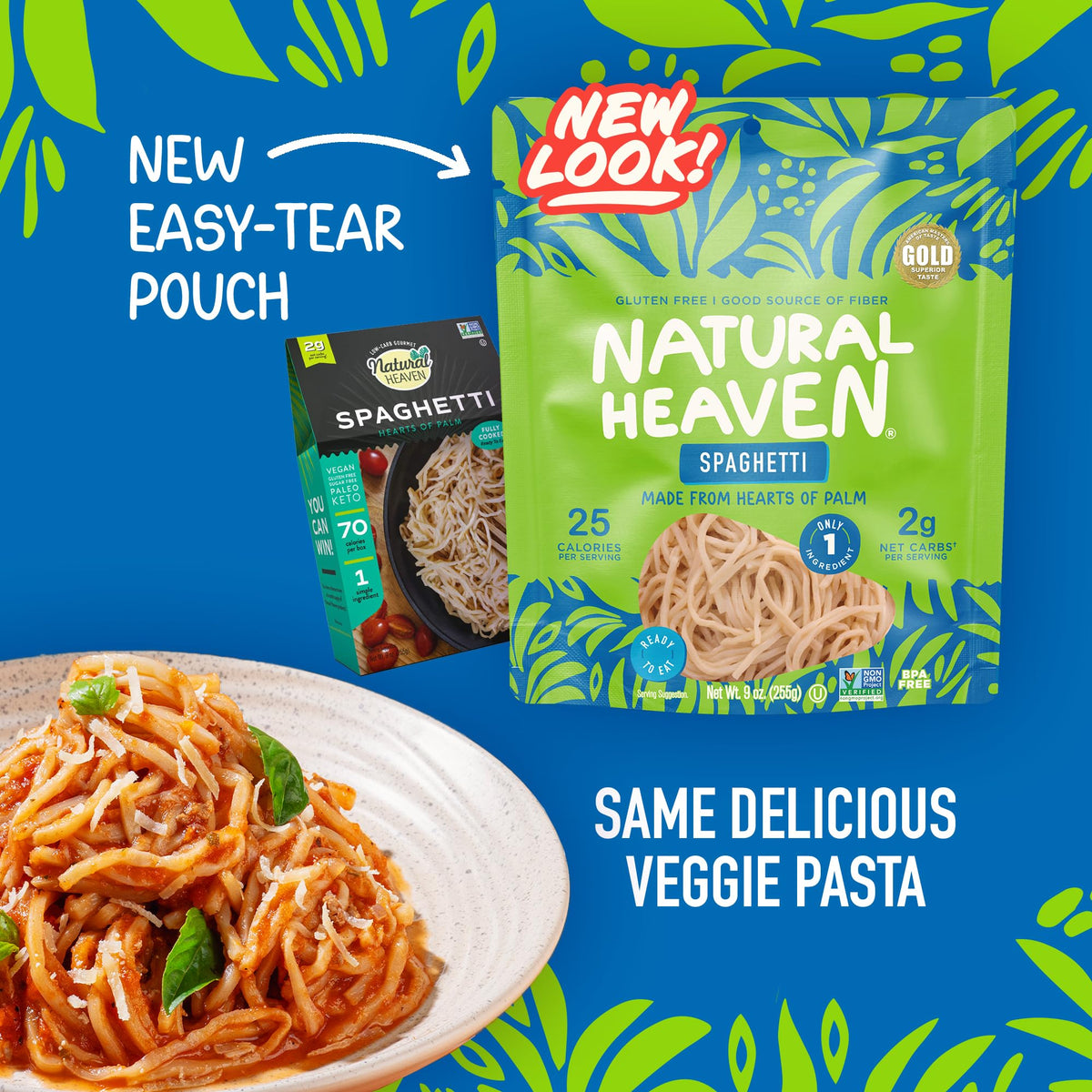 Natural Heaven Hearts of Palm close-up highlighting plant-based base for vegan meals.