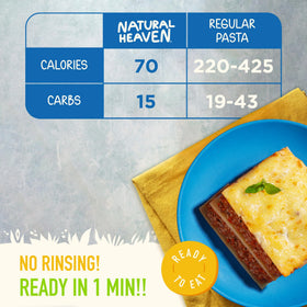 Natural Heaven Hearts of Palm Pasta low-carb option for light meals.