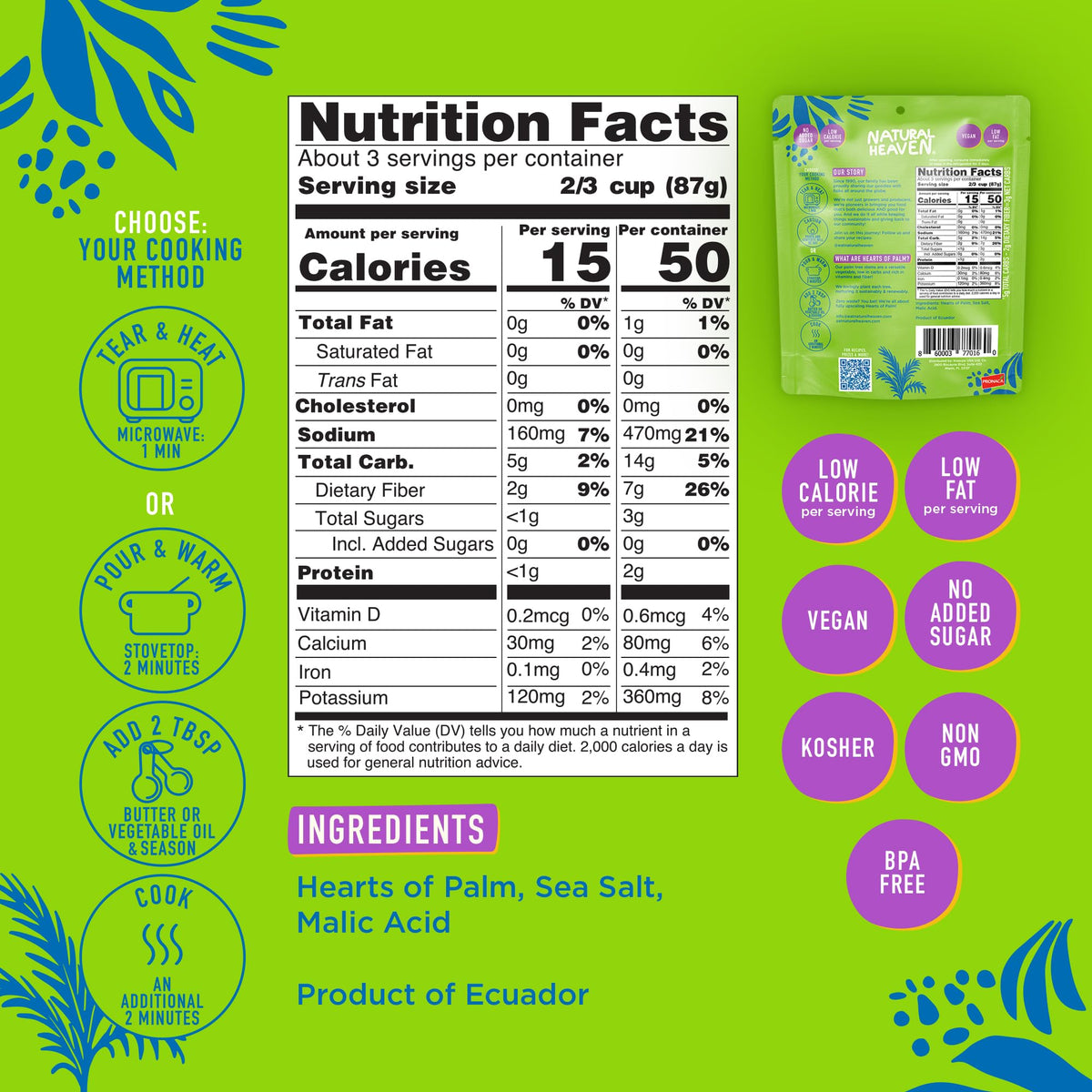Natural Heaven ready rice microwave 1 minute serve, convenient preparation.