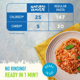 Natural Heaven serving bowl with hearts of palm pasta suggests serving ideas and bowls.