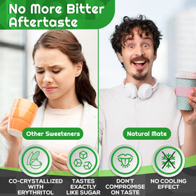Natural Mate pack-of-5 kitchen bottles for keto-friendly sweetening